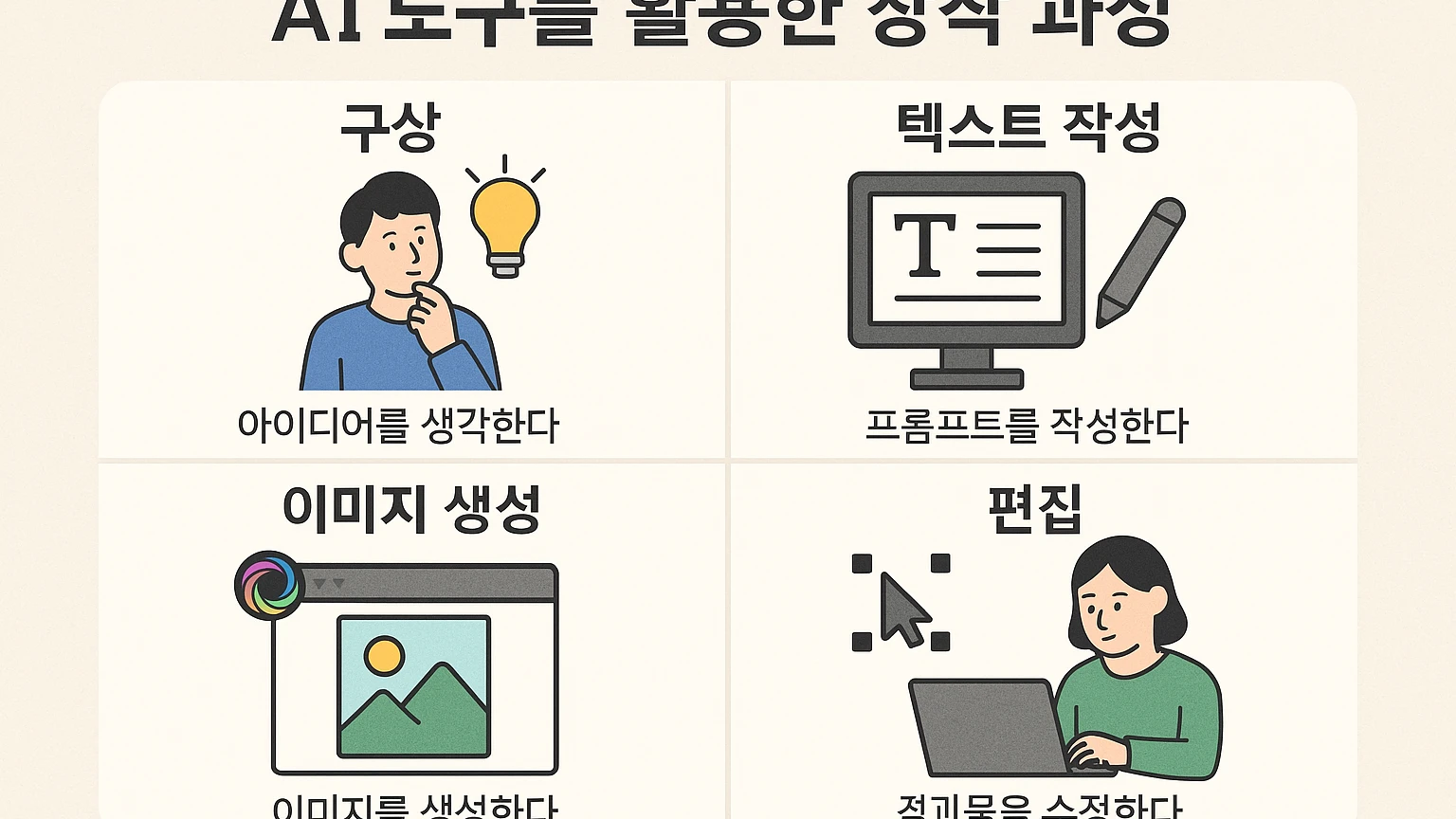 AI 도구를 활용한 창작: 실전 팁과 노하우